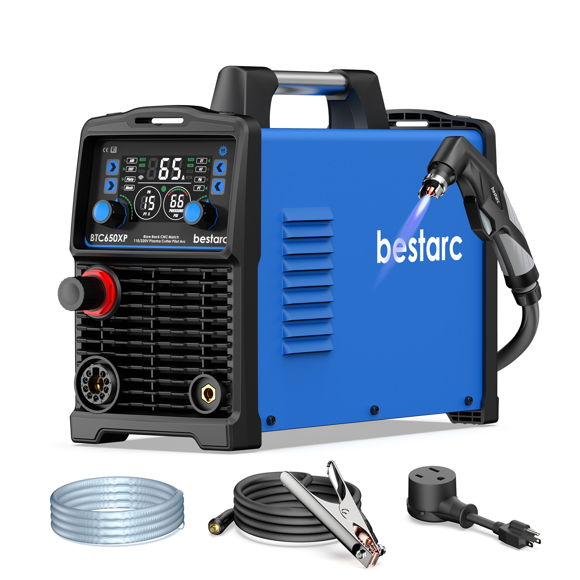 bestarc 65A Non-HF CNC Plasma Cutter BTC650XP 11GEN 110/220V Dual