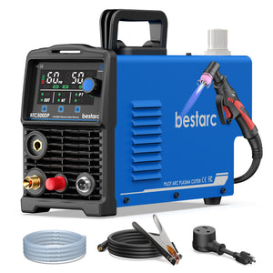 BTC500DP 50A Pilot Arc Plasma Cutter, 110/220V Dual Voltage, 1/2'' Clean Cut, 2/3'' Max Cut