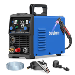 CUT55P 55Amps HF Pilot Arc Plasma Cutter, Inverter IGBT 110/220V Dual Voltage