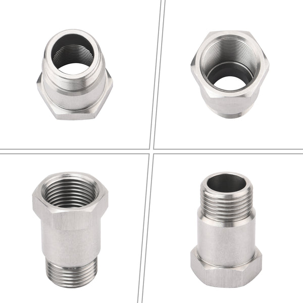 Stainless M18 X 1.5 Thread Adapter, Silvery