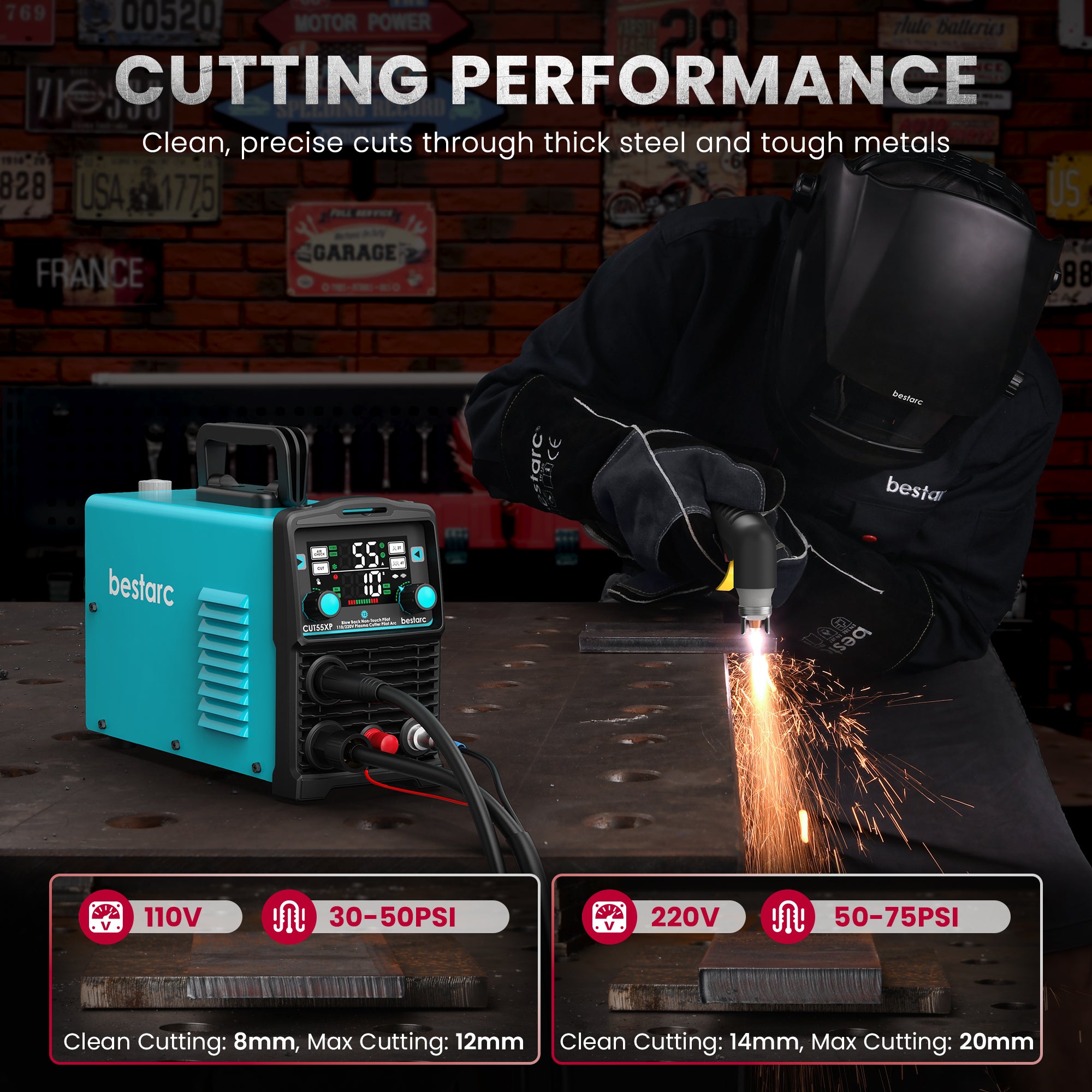 bestarc 55A CUT55XP Pilot Arc Plasma Cutter – BESTARC