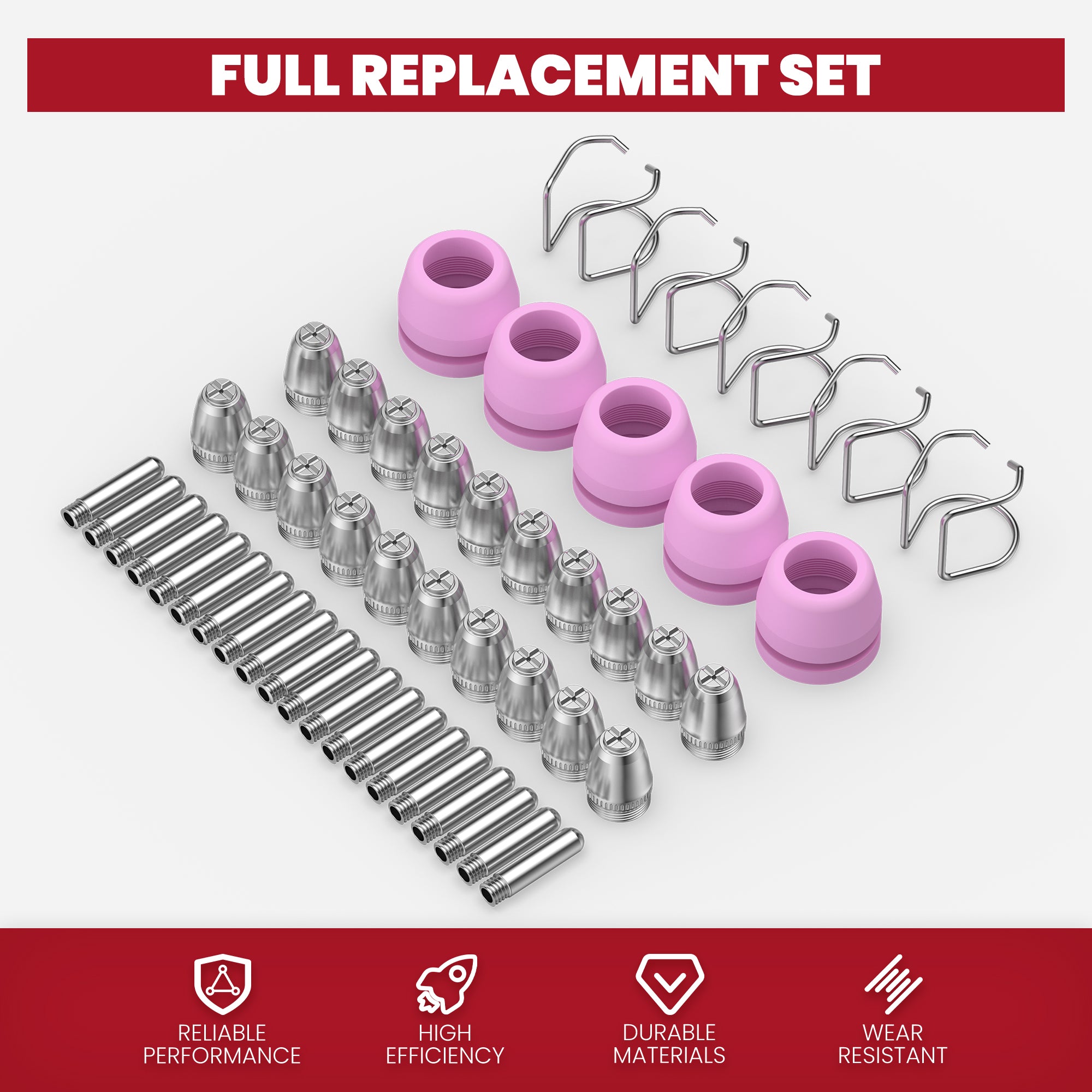 Bestarc AG60P Plasma Cutter Consumables Kit - 40PCS – BESTARC