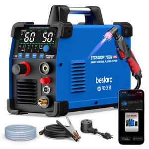 50A Pilot Arc Plasma Cutter, 110/220V, APP Control, Grid Cutting & Rust Removal