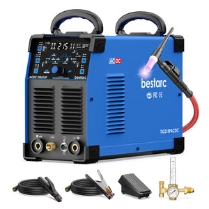 TIG215ACDC TIG Welder – 215A Multi Process AC DC Aluminum Welder