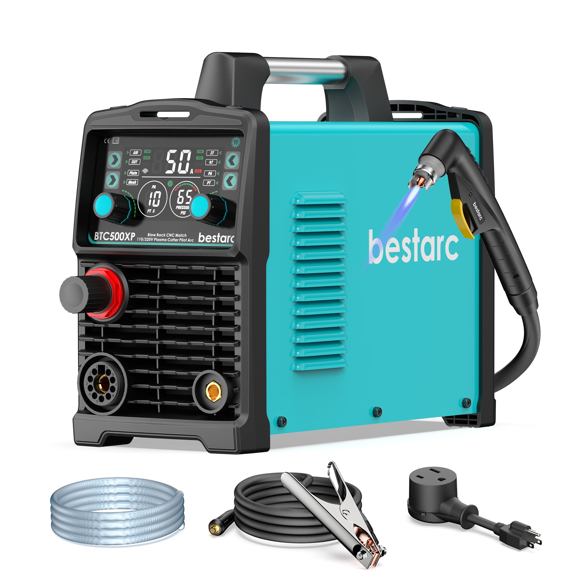 bestarc BTC500XP 11GEN CNC Plasma Cutter | Non-HF Pilot Arc, Dual