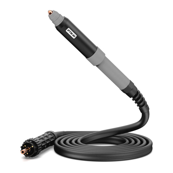 Torche de découpe plasma CNC, torche de découpe plasma à arc pilote non HF droite IPTM60 IPTM80 20 pi/32 pi