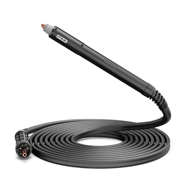 Torche de découpe plasma CNC, torche de découpe plasma à arc pilote non HF droite IPTM60 IPTM80 20 pi/32 pi