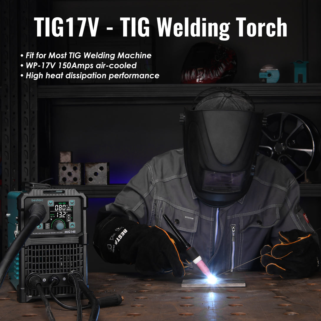 HITBOX Antorcha TIG WP17V 200 A – Pistola SR‑17V 4 m, refrigerada por aire, con conector rápido europeo 10–25 mm², compatible Lift TIG HITBOX Antorcha TIG WP17V 200 A – Pistola SR‑17V 4 m, refrigerada por aire, con conector rápido europeo 10–25 mm², compatible Lift TIG