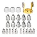 Consommables pour torche de découpe plasma P-80, 24 embouts de buse de 1,5 mm et kits d'électrodes pour torche de découpe plasma BTC800DP 